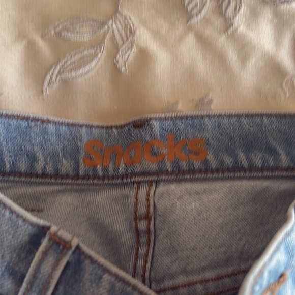 MOTHER Snacks! THE TIPPY TOP SWEET TOOTH ANKLE High Waisted Distressed jeans - Picture 9 of 13